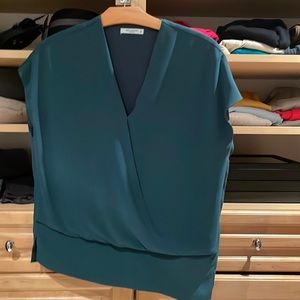 Green MM LaFleur blouse-M